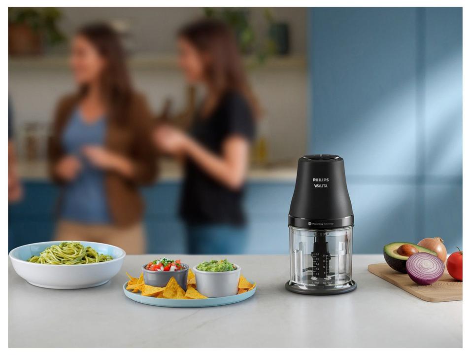 Mini Processador Philips Walita HR1501/09 450W Preto - 1