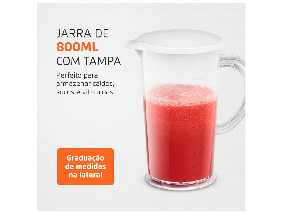 Mixer 2 em 1 Mondial 500W Preto e Prata Power Mixer Premium M-07 2 Velocidades - 7