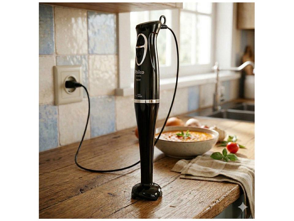 Mixer e Blender Philco 400W Preto Pro Maxx PMX40A 2 Velocidades - 4