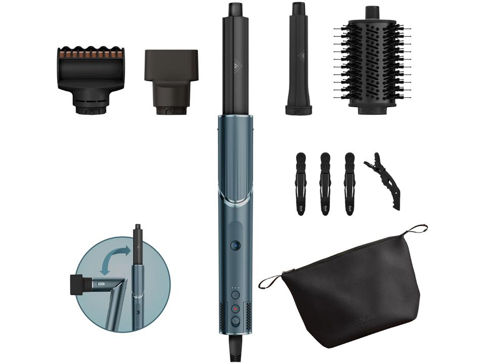 Modelador de Cabelo Shark Azul 1600W 3 Velocidades Flexstyle Teal - 23