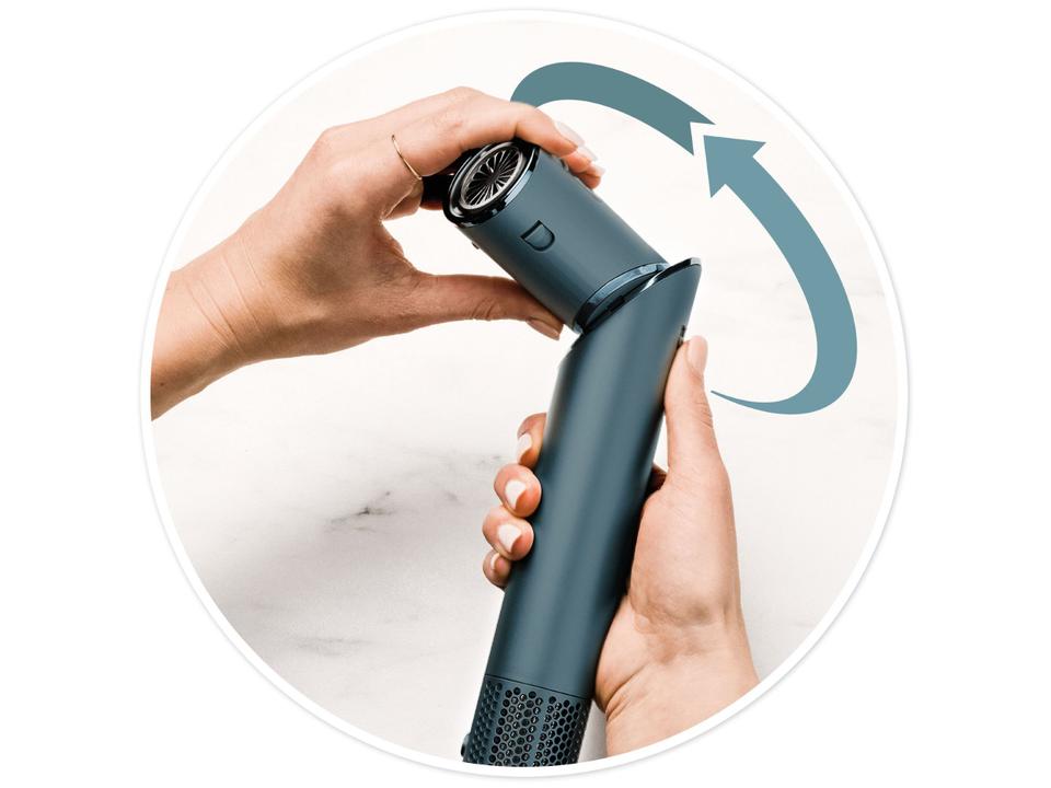 Modelador de Cabelo Shark Azul 1600W 3 Velocidades Flexstyle Teal - 22