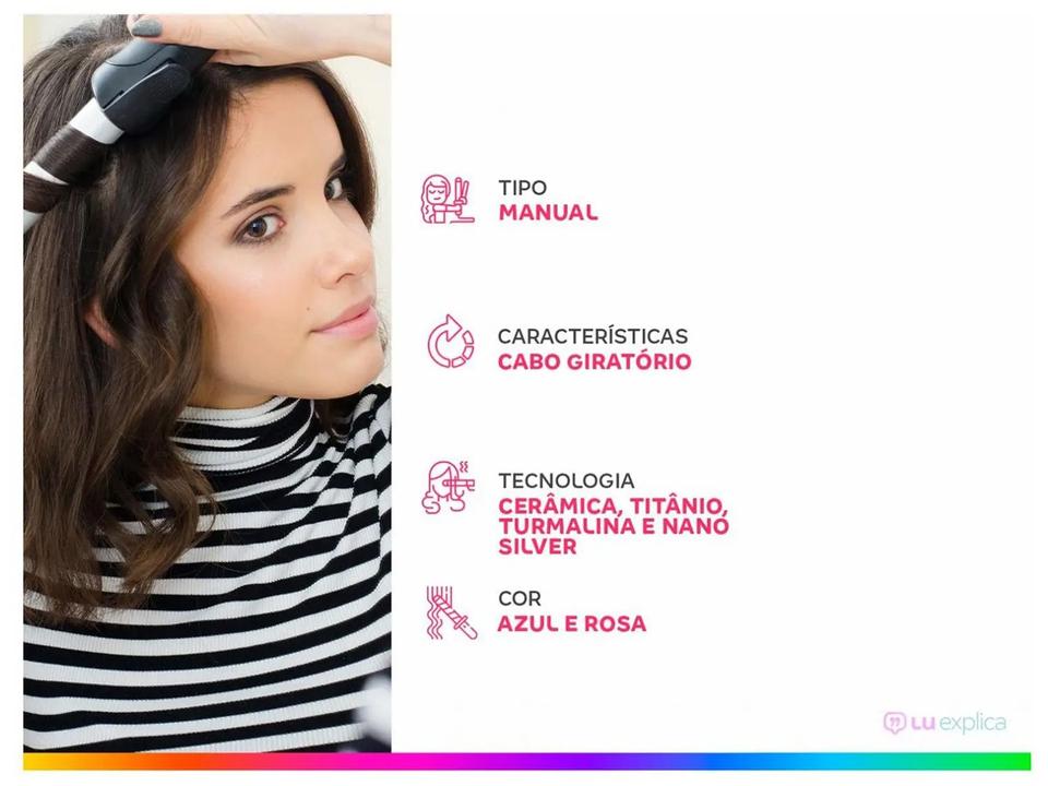 Modelador de Cachos Mondial By Juliette MC-JU-03 Cerâmica 28mm - 1