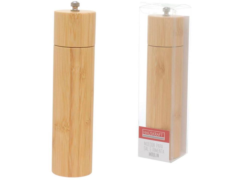 Moedor de Sal e Pimenta de Bambu Hauskraft Moulin - 1