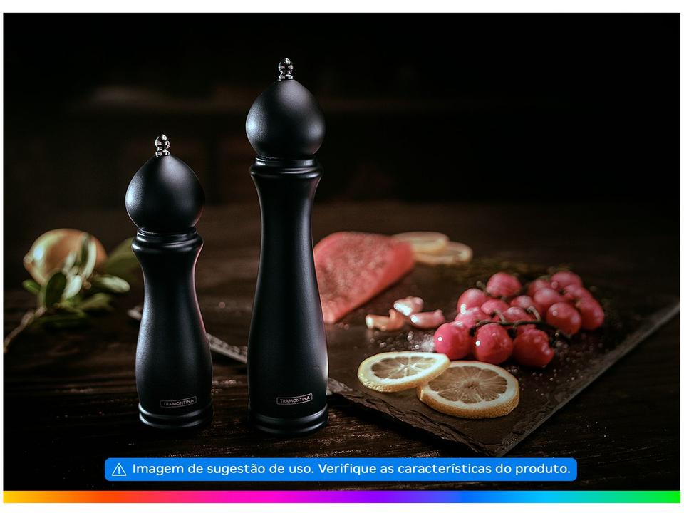 Moedor de Sal e Pimenta de Madeira Tramontina - 1
