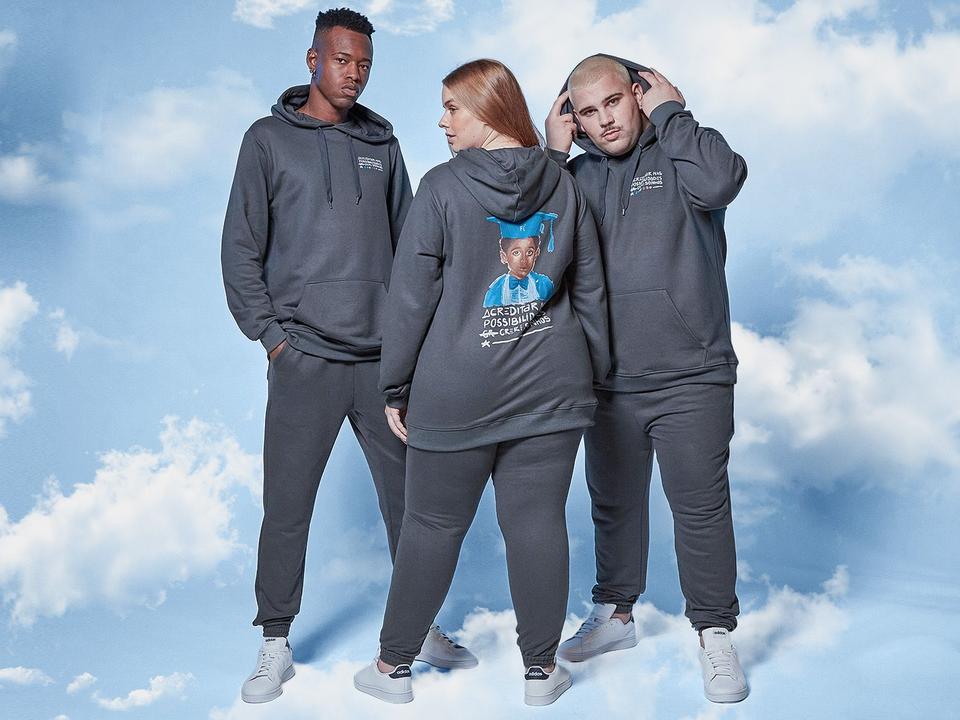 Moletom Vista Magalu x Robinho Santana Estampado Capuz - 4