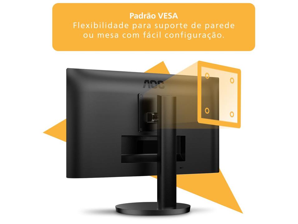 Monitor 100Hz Full HD Widescreen 1ms AOC B3H 24B3HMF2 23,8" HDMI - 7