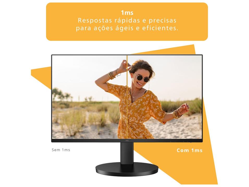 Monitor 100Hz Full HD Widescreen 1ms AOC B3H 24B3HMF2 23,8" HDMI - 4