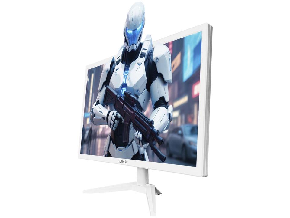 Monitor 20" LED 75Hz 5ms BRX Office Branco Widescreen HDMI e VGA - 2