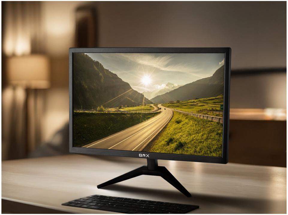 Monitor 20" LED 75Hz 5ms BRX Office Widescreen HDMI e VGA - 2
