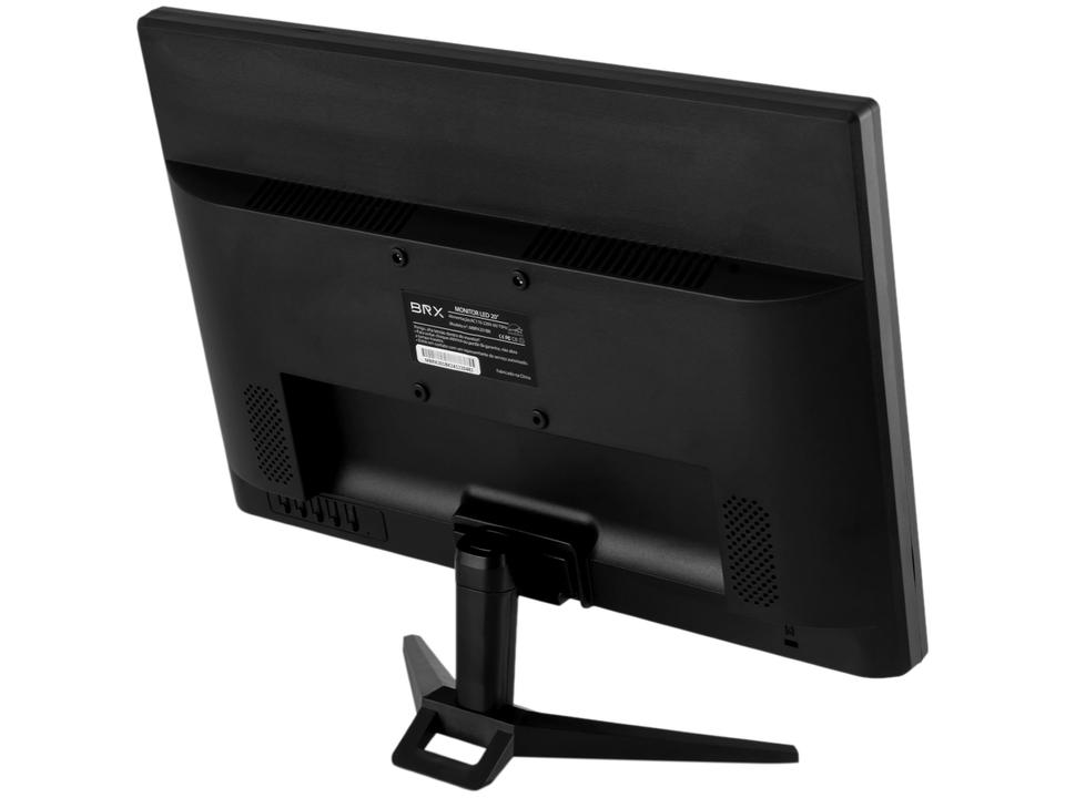 Monitor 20" LED 75Hz 5ms BRX Office Widescreen HDMI e VGA - 7