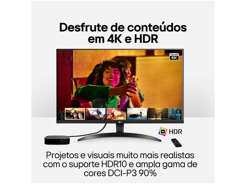 Monitor 60Hz UHD 4K 4ms LG 32UR500-B 32" 2 HDMI - 3