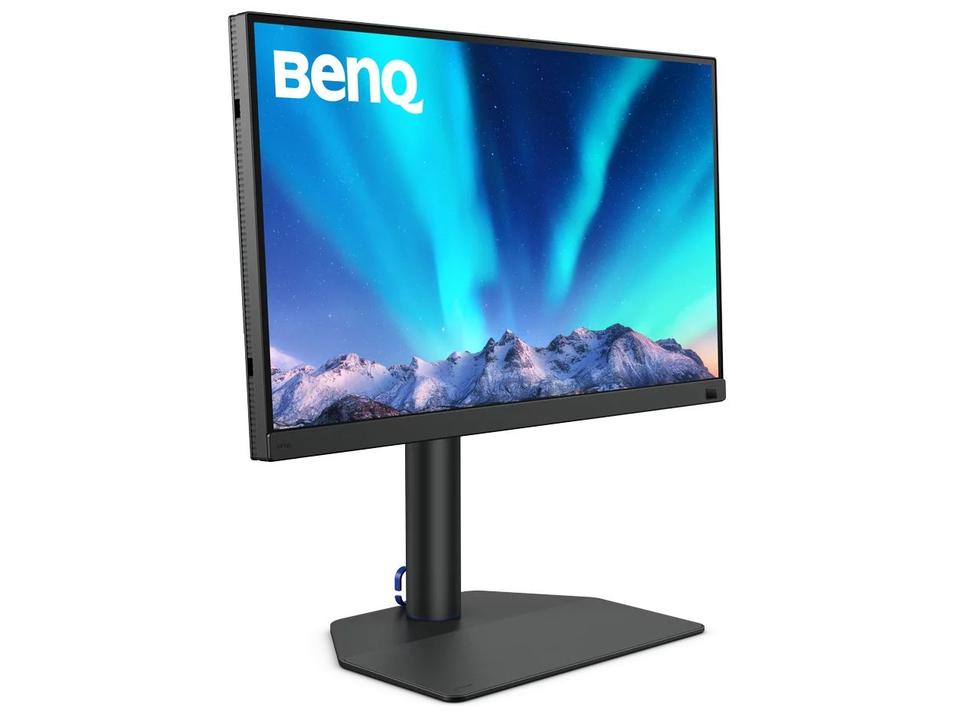 Monitor BenQ 27" SW272Q 27" 2K Quad HD IPS 99% Adobe RGB, 98% P3 Delta E = 1.5 com USB-C Thunderbolt - 5