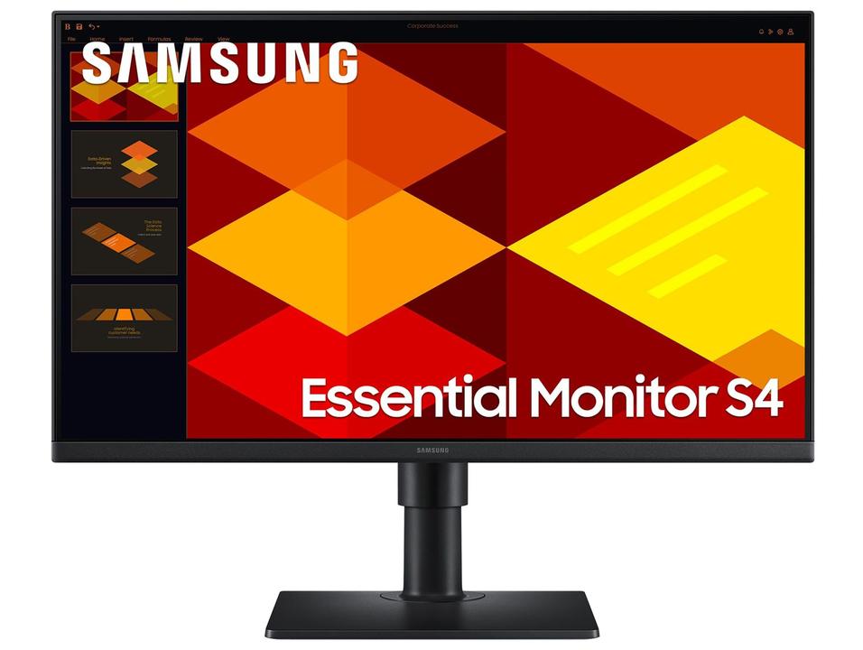 Monitor Full HD Flat Samsung Essential S4 LS24D400GALMZD 24" IPS - 7