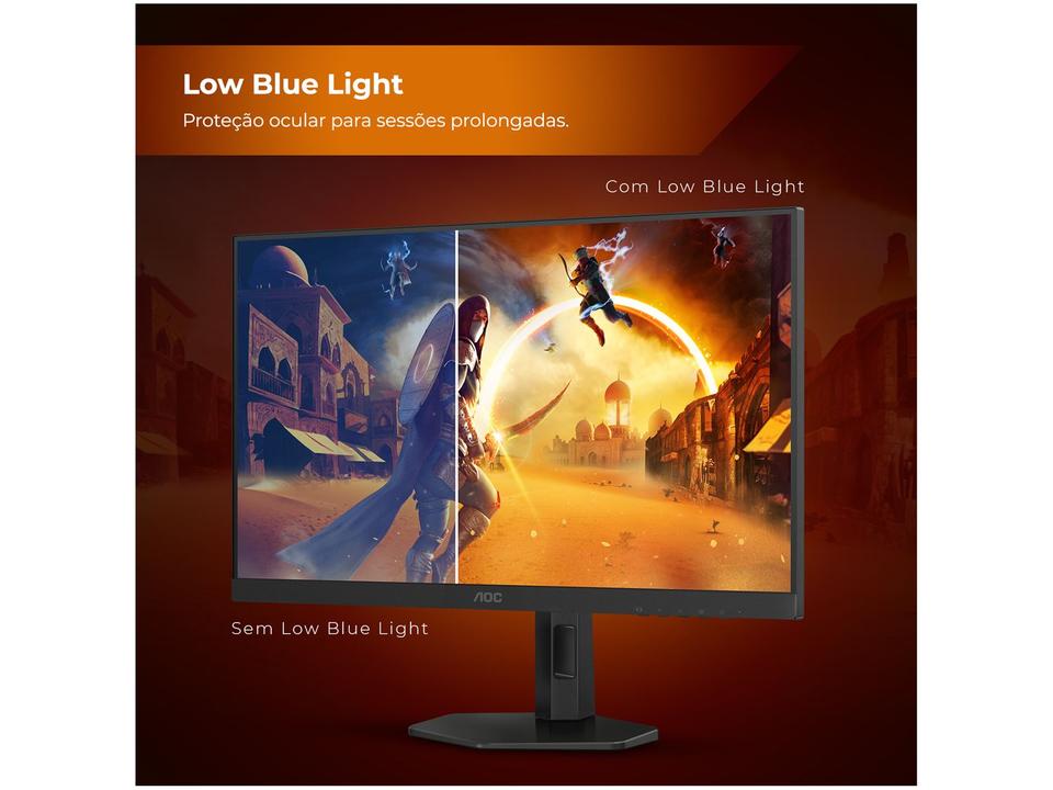 Monitor Gamer AOC 27" Full HD 180Hz Gaming G4 27G4/P HDMI DisplayPort Base Ajustável - 12