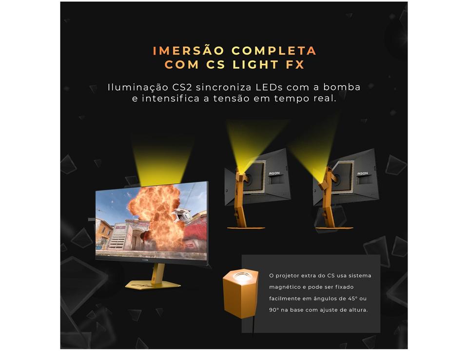 Monitor Gamer AOC Agon Pro CS24A/P 24,1" Full HD 610Hz 0,3ms HDMI DisplayPort G-Sync CS24A/P/78 - 19