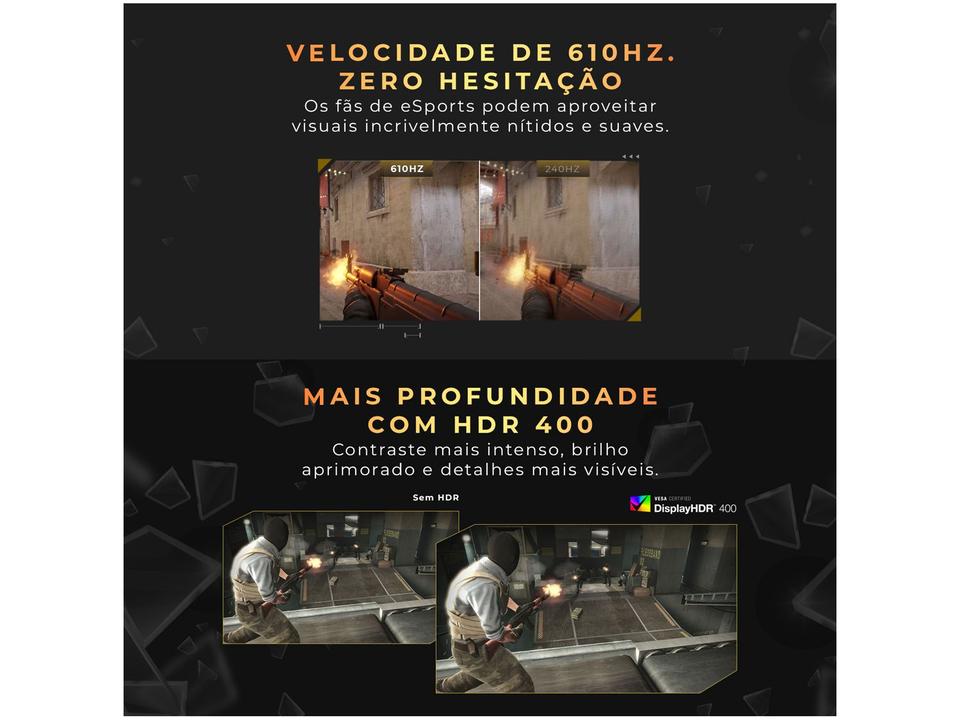 Monitor Gamer AOC Agon Pro CS24A/P 24,1" Full HD 610Hz 0,3ms HDMI DisplayPort G-Sync CS24A/P/78 - 21