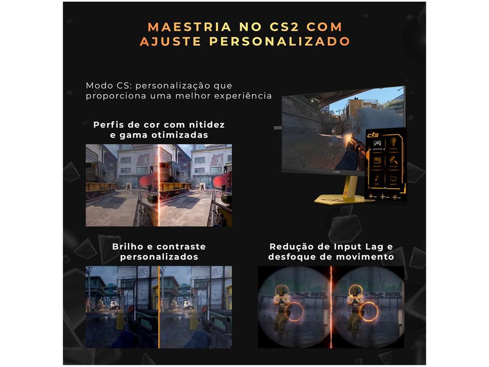 Monitor Gamer AOC Agon Pro CS24A/P 24,1" Full HD 610Hz 0,3ms HDMI DisplayPort G-Sync CS24A/P/78 - 24