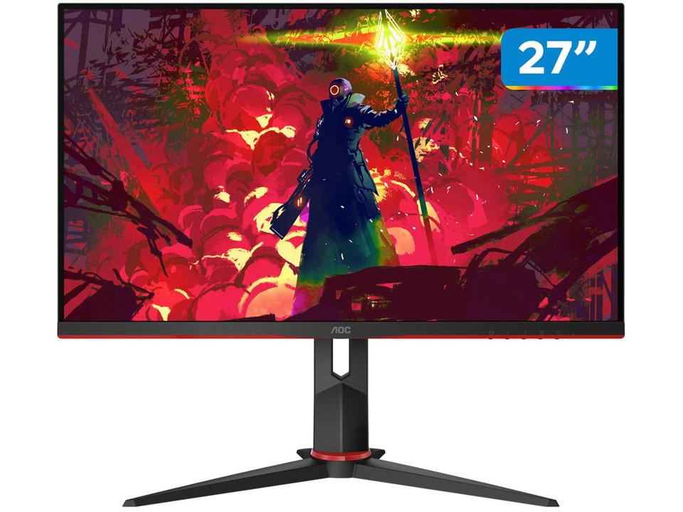 Monitor Gamer AOC G2 Hero 24” LED Widescreen Full HD HDMI VGA IPS 144Hz 1ms 24G2/BK