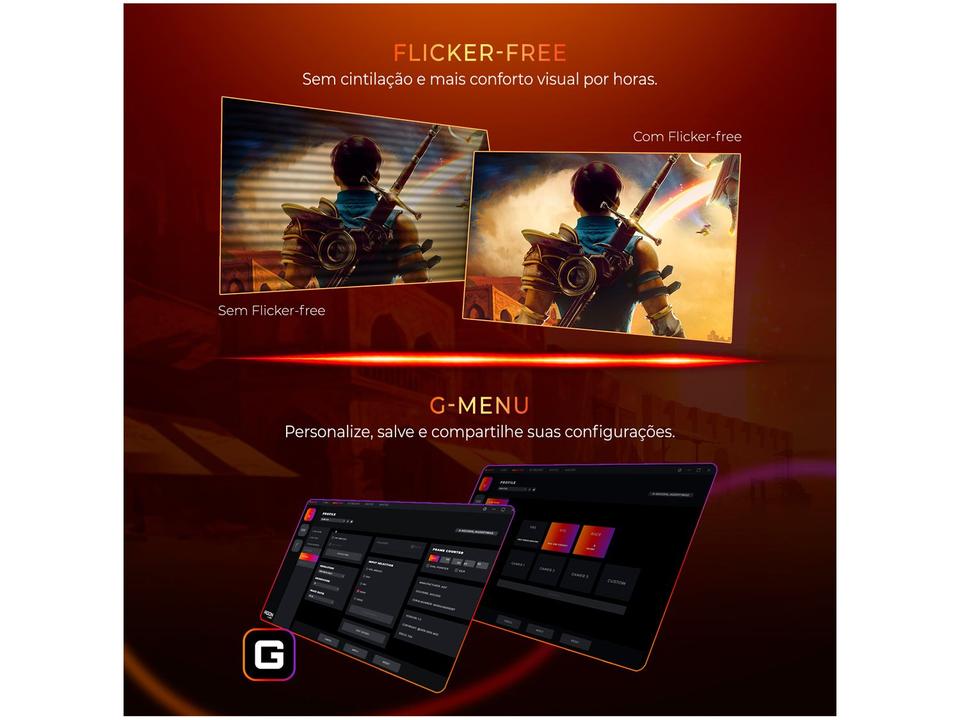 Monitor Gamer AOC Gaming 27G42HE 27" FHD 200Hz IPS 0,3ms HDMI DisplayPort NVIDIA G-Sync - 9