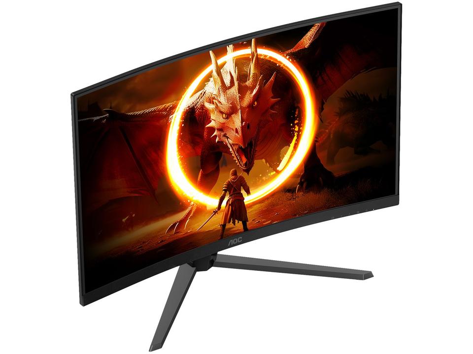 Monitor Gamer AOC Gaming 32" QHD 180Hz VA 0,5ms HDMI DisplayPort - 4
