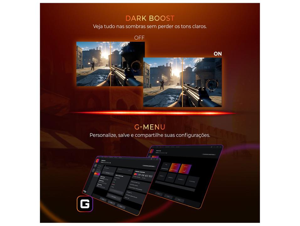 Monitor Gamer AOC Gaming Q27G4F 27" QHD 180Hz IPS 0,5ms HDMI G-Sync Q27G4F/57 - 7