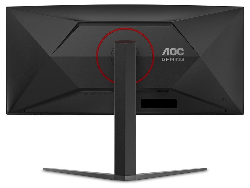 Monitor Gamer Curvo AOC Gaming U34G4C 34" WQHD 180Hz 0,5ms HDMI DisplayPort FreeSync U34G4C/57 - 8