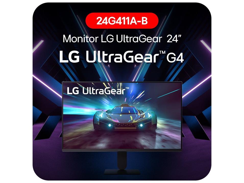 Monitor Gamer LG 24G411A-B 24” Full HD Preto UltraGear G - 3