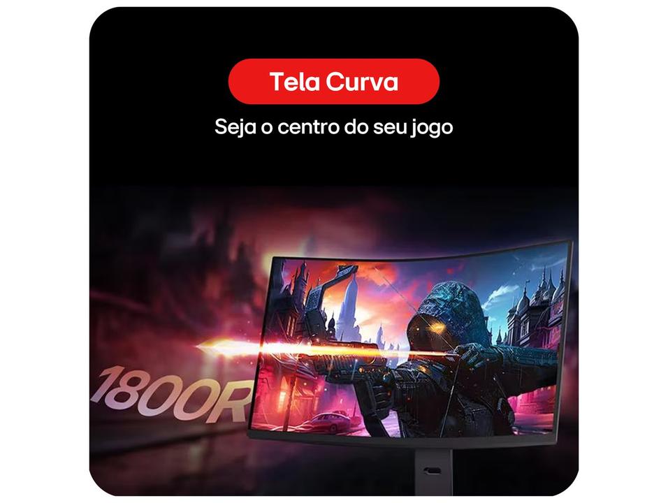 Monitor Gamer LG 34G600A-B Curvo 34” QuadHD 2K Preto UltraGea - 11