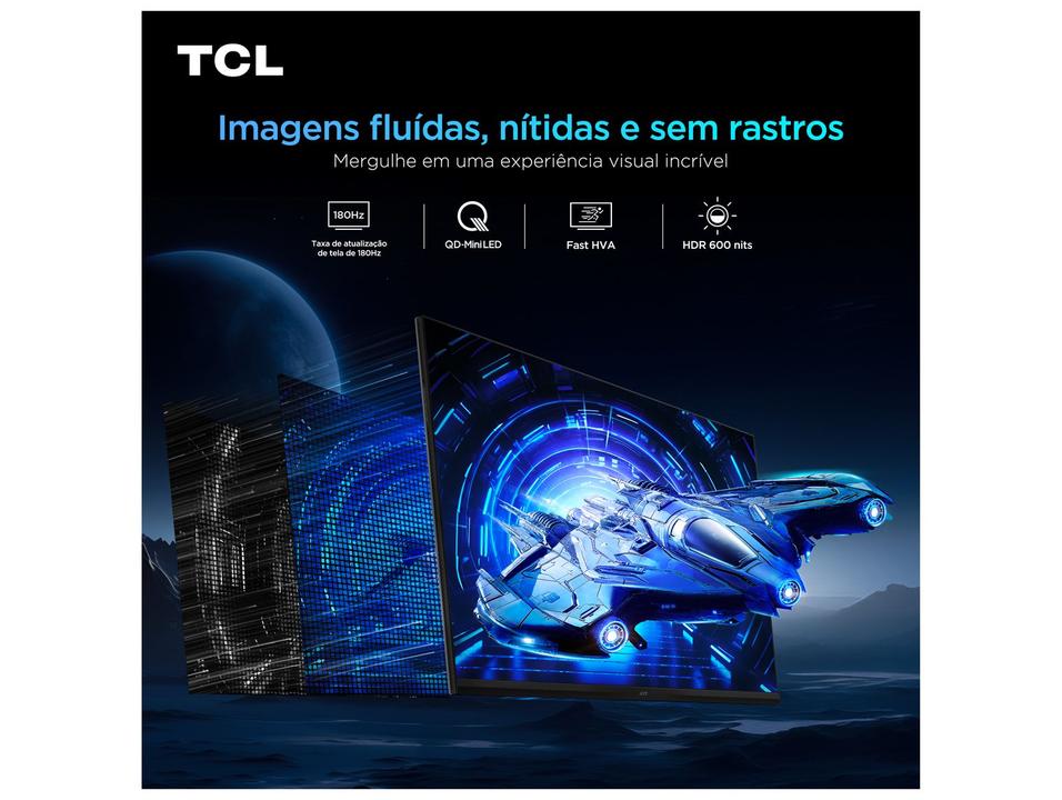 Monitor Gamer TCL 27" QHD MiniLED 180Hz 27G64 - 2