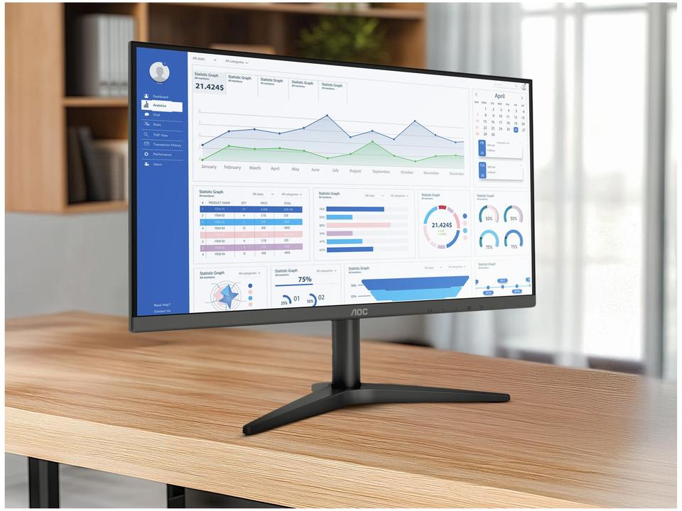 Monitor para PC AOC 22B1HM5 21,5” 75Hz LCD/LED - 1