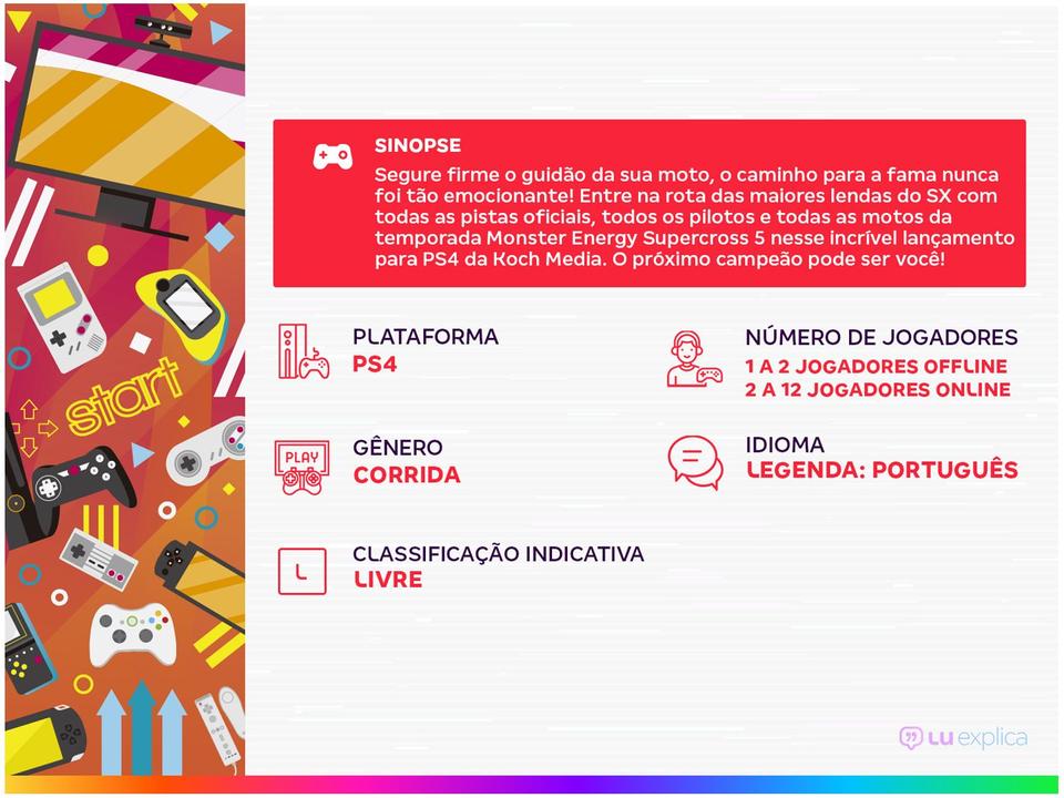 Monster Energy Supercross 5 para PS4 - 1