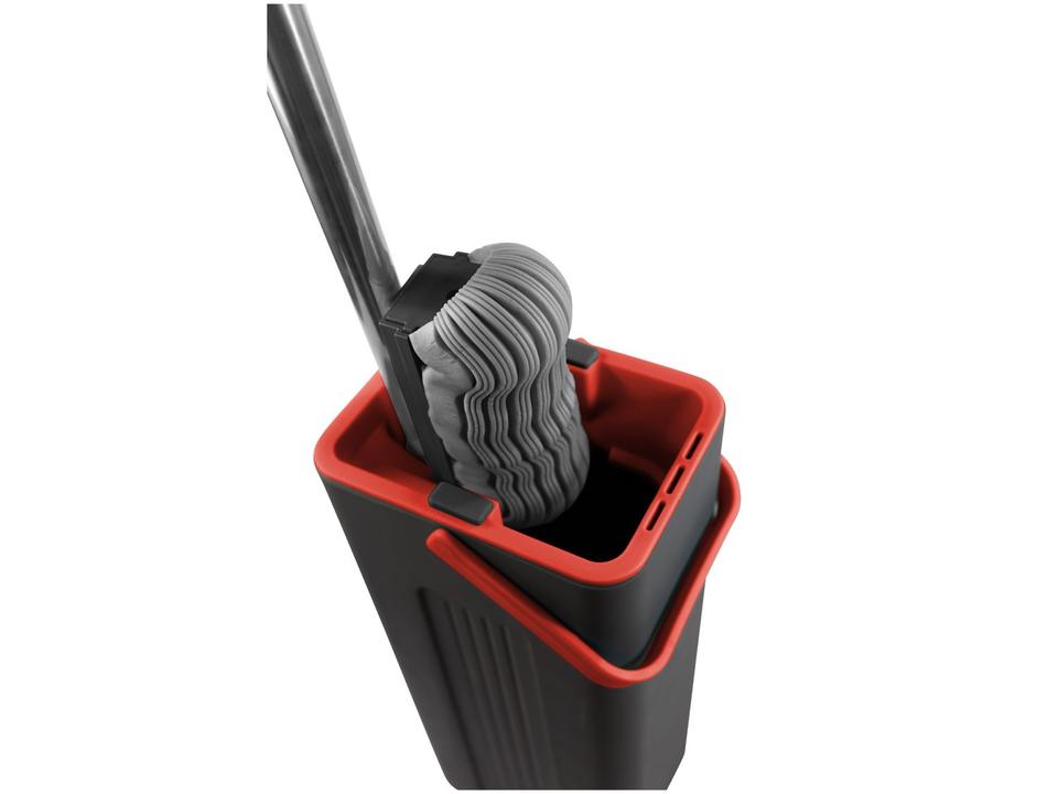 Mop Esponja Pro Powermaid Cinza e Vermelho - 2