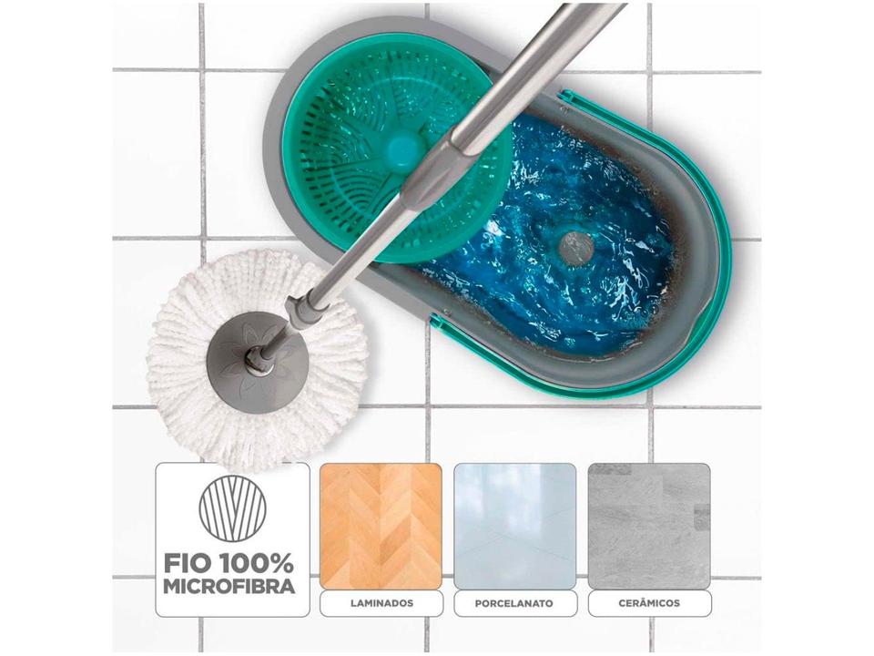 Mop Giratório Bettanin Noviça Compacto com Balde - 1