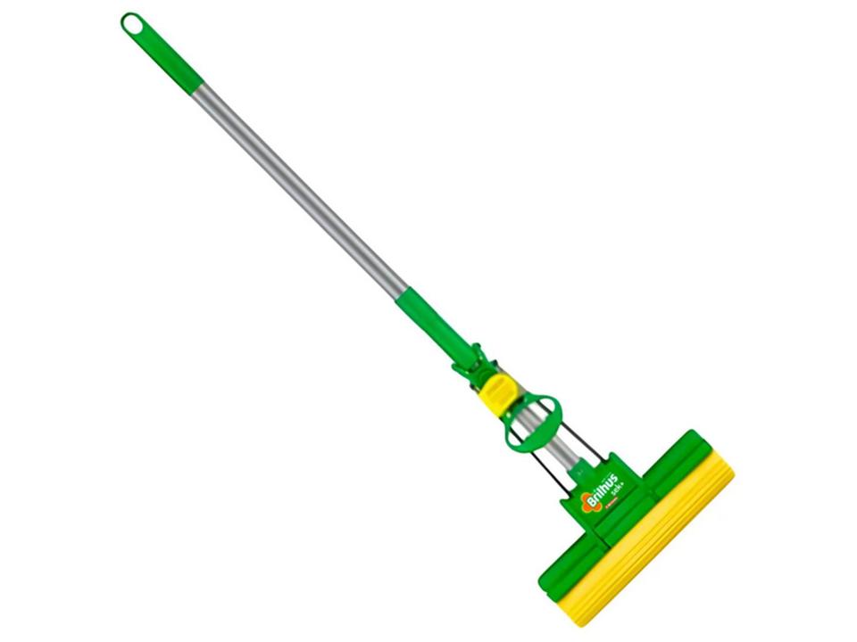 Mop Sek+ Bettanin com Cabo Retrátil Verde e Amarelo Brilhus - 10