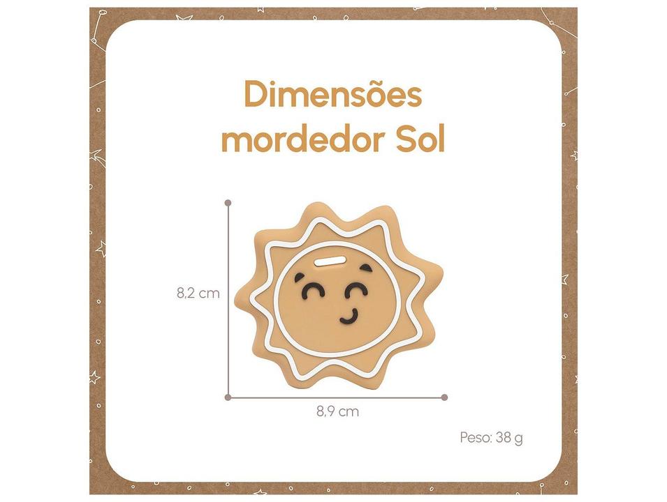 Mordedor para Bebê de Silicone Tiny Love Sensorial Sol - 4