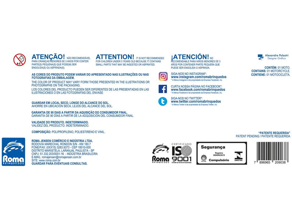 Moto de Brinquedo Polícia Multi Motors Police - 5