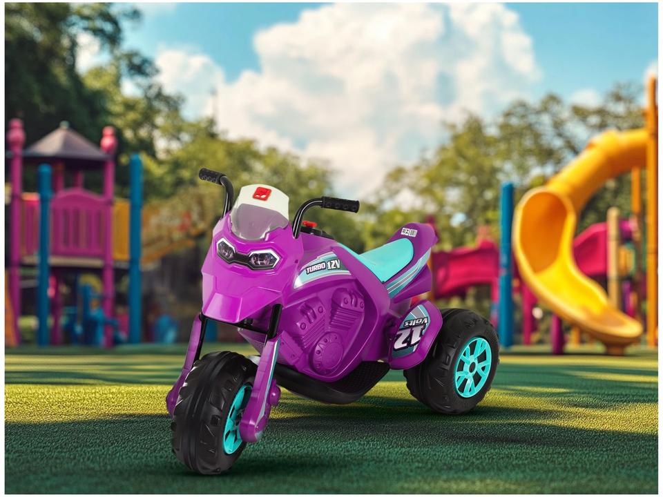 Moto Elétrica Infantil 12V 2 Marchas Bandeirante - 1
