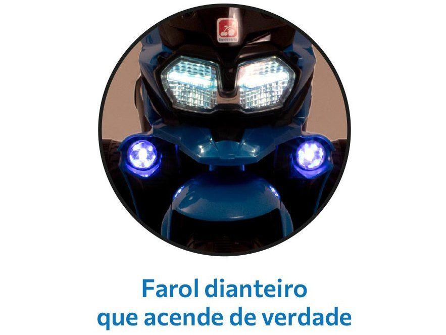 Moto Elétrica Infantil 12V 2 Marchas Bandeirante - 3