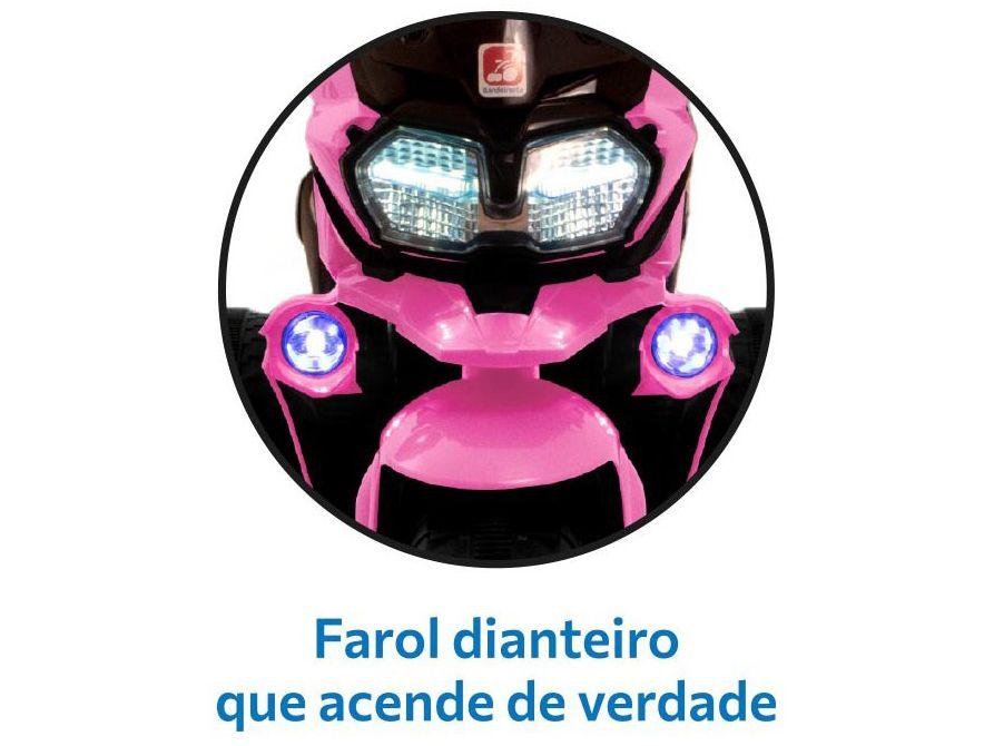 Moto Elétrica Infantil 12V Adventure Bandeirante - 4