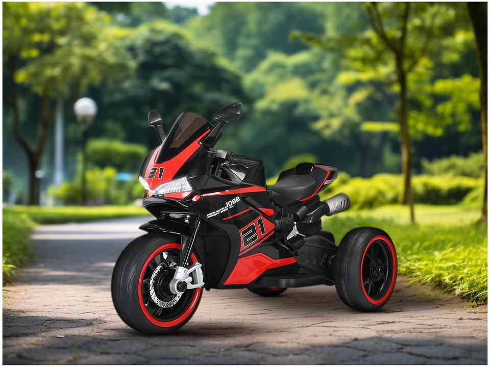 Moto Elétrica Infantil 12V Speed GT Bandeirante - 1