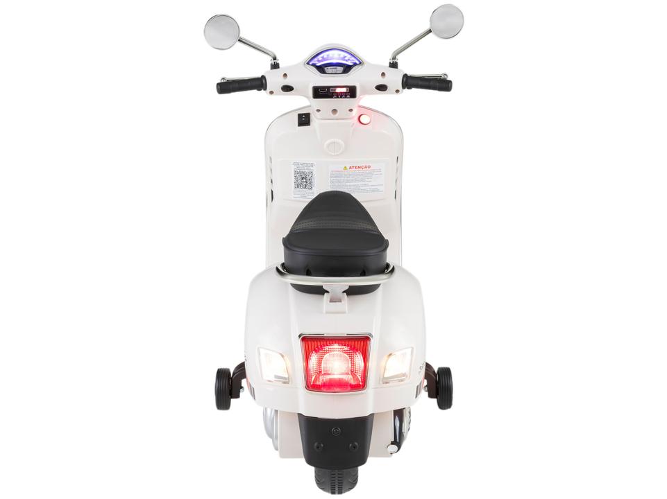 Moto Elétrica Infantil 12V Vespa Bandeirante - 3