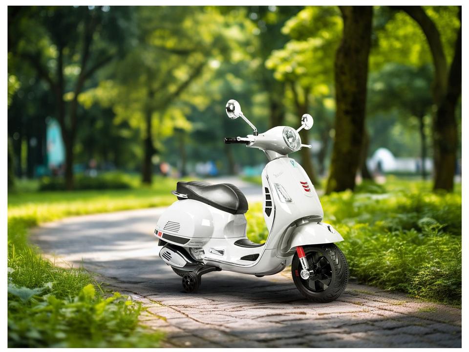 Moto Elétrica Infantil 12V Vespa Bandeirante - 1