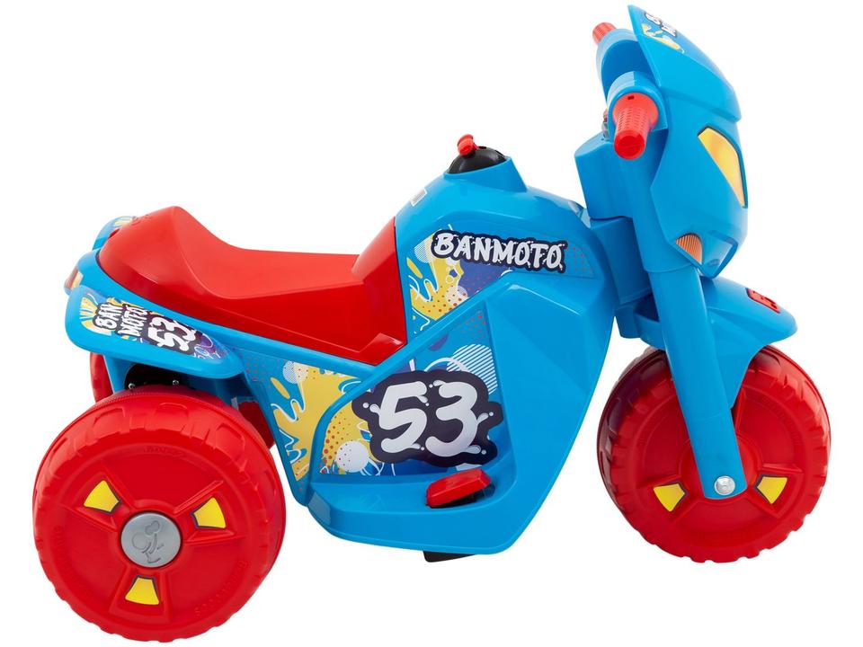 Moto Elétrica Infantil 6V 2 Marchas Bandeirante - 1