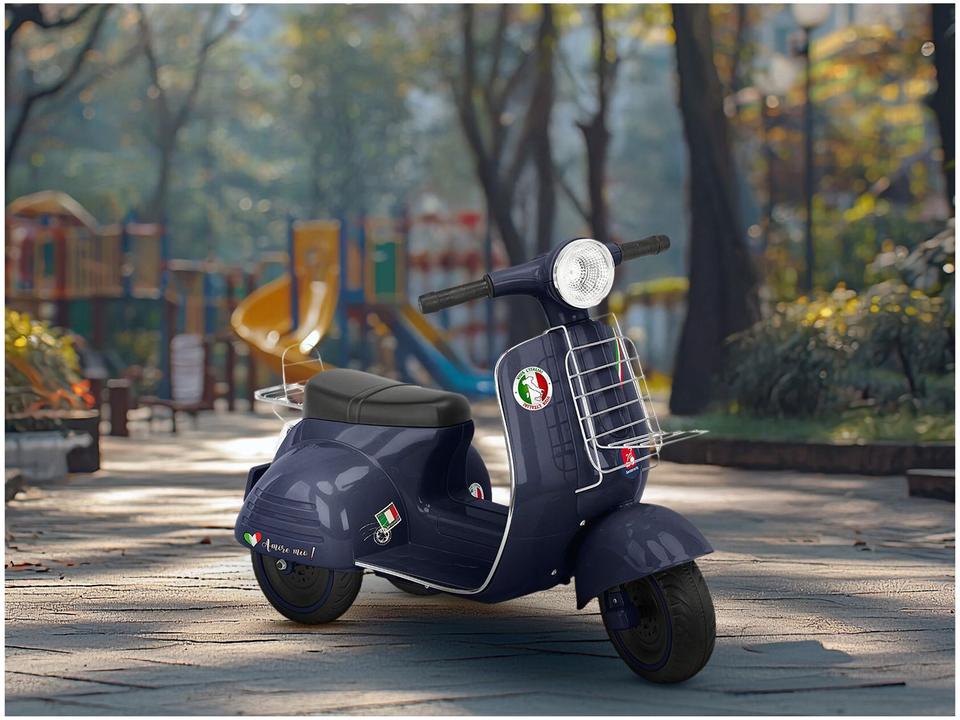 Moto Elétrica Infantil 6V Lambreta 2 Marchas - 2