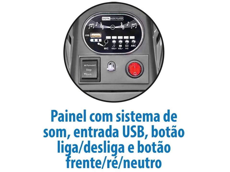 Moto Elétrica Infantil 6V Moto Cross - 10