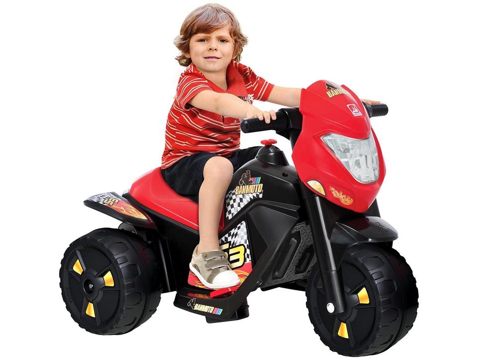Moto Elétrica Infantil Ban 2 Marchas 6V - 13