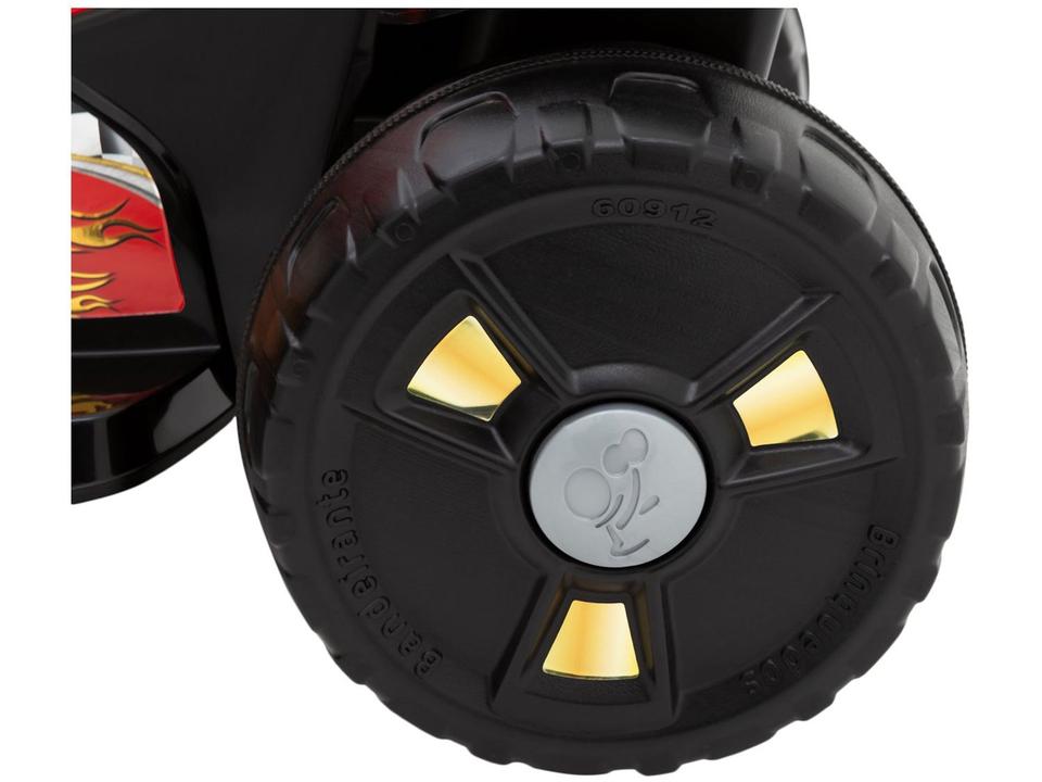 Moto Elétrica Infantil Preta Bandeirante - 16