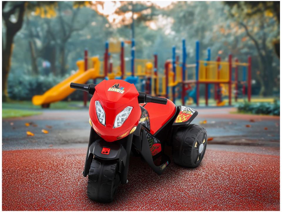 Moto Elétrica Infantil Preta Bandeirante - 1