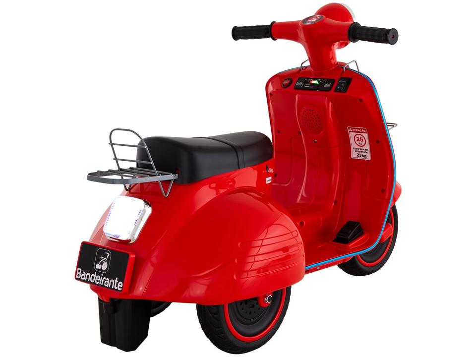 Moto Lambreta Elétrica Infantil 6V 2 Marchas - 3