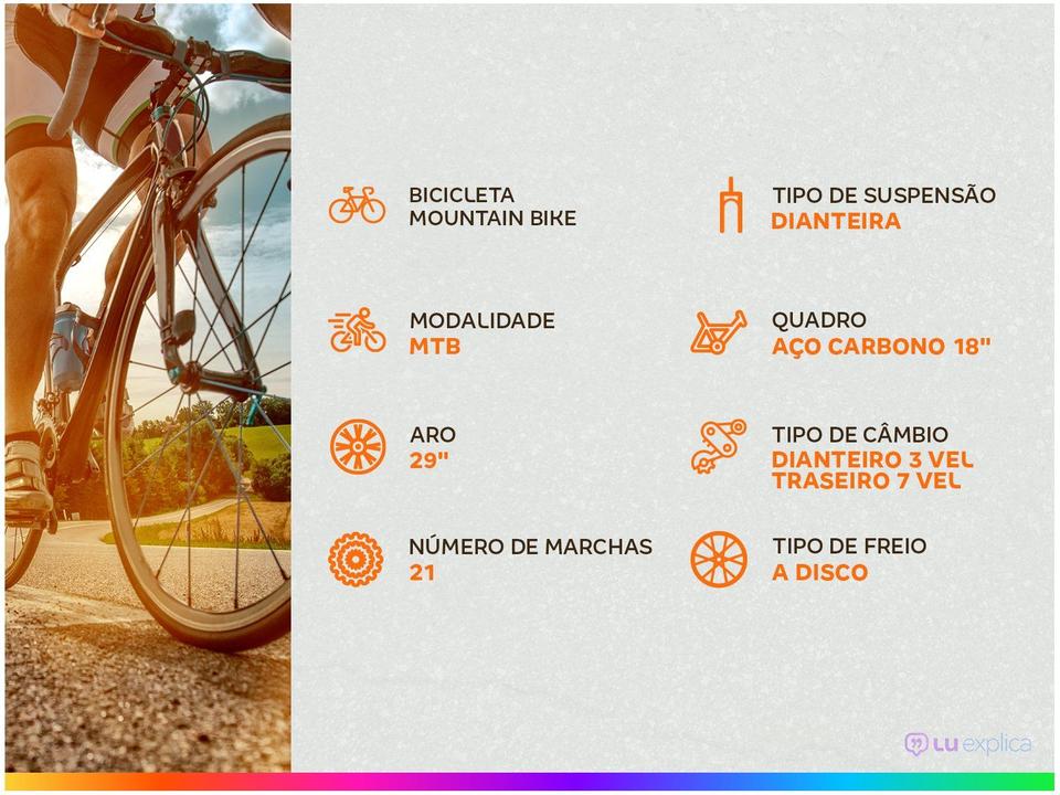 Mountain Bike 29 Houston Discovery Aço Carbono - 2